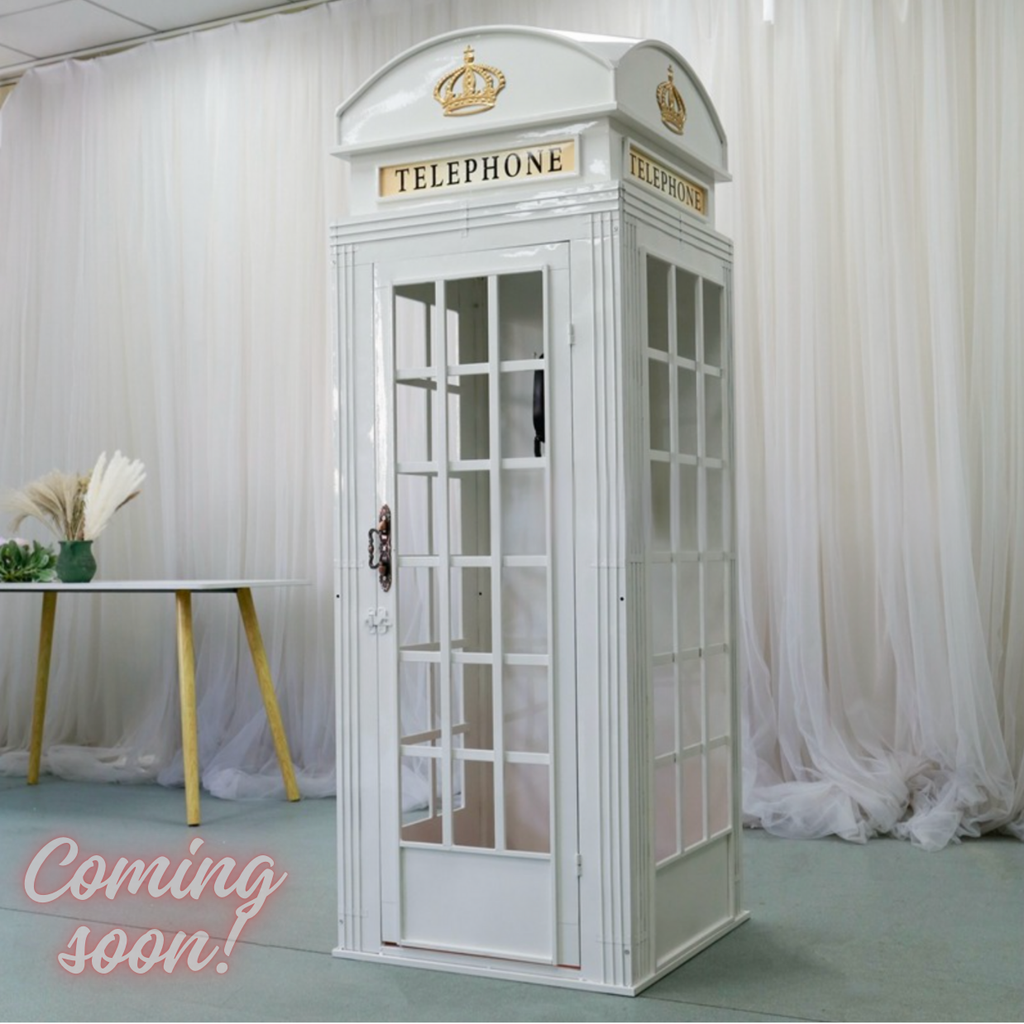 Telephone Booth with Audio Guest Book